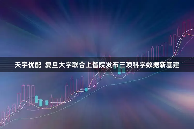 天宇优配  复旦大学联合上智院发布三项科学数据新基建