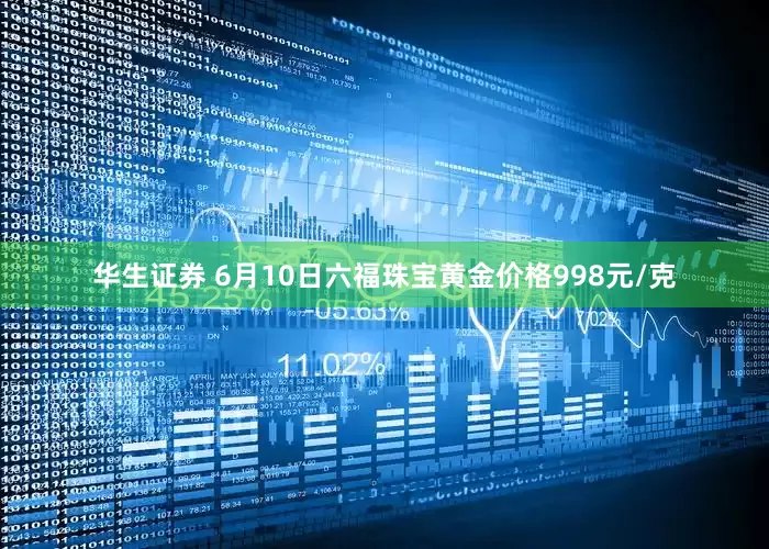 华生证券 6月10日六福珠宝黄金价格998元/克